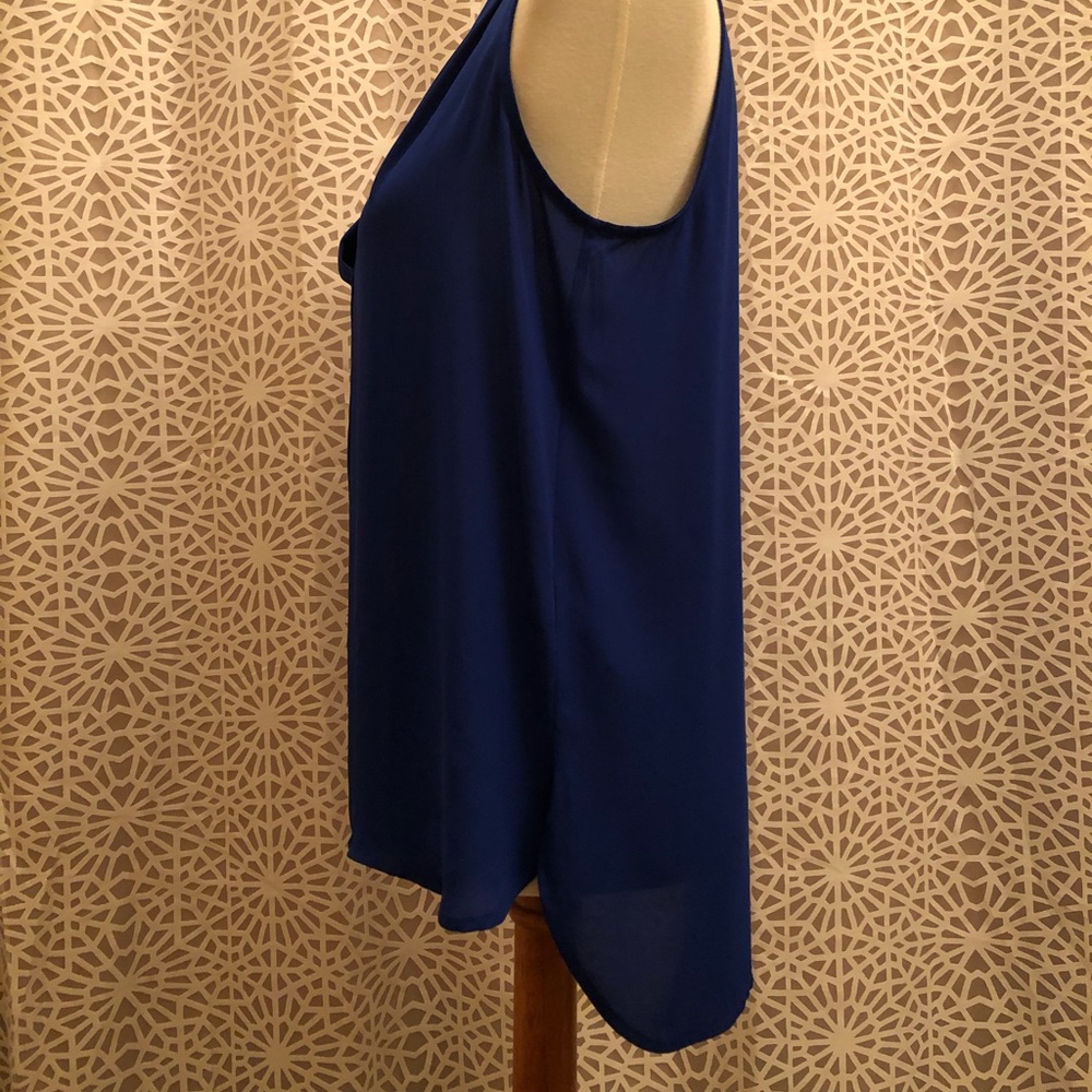 Vince Camuto Blue Sleeveless Size Small Top - Picture 5 of 6